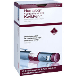 Abbildung: Humalog Kwikpen Injektionslösung 10 St, Injektionslösung PZN 06087048