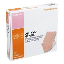 Abbildung: Allevyn Gentle 10x10 cm Verband 5 St, Verband PZN 06087373