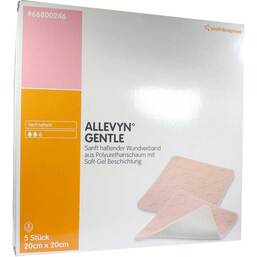Abbildung: Allevyn Gentle 20x20 cm Verband 5 St, Verband PZN 06087410