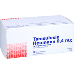 Abbildung: Tamsulosin Heumann 0,4 mg Hartkapseln ret. Heunet 50 St, Retard-Kapseln PZN 06100151