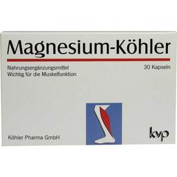 Abbildung: Magnesium Köhler Kapseln Kapseln, 1X30 St PZN 06103385