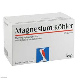 Abbildung: Magnesium Köhler Kapseln Kapseln, 1X90 St PZN 06103416