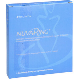 Abbildung: Nuvaring Vaginalring 3 St, Vaginalring PZN 06103965
