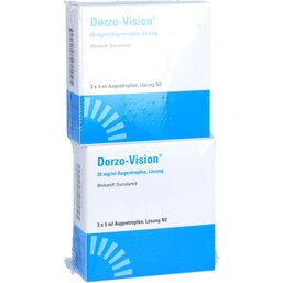 Abbildung: Dorzo Vision 20 mg / ml Augentropfen 6X5 ml, Augentropfen PZN 06104746
