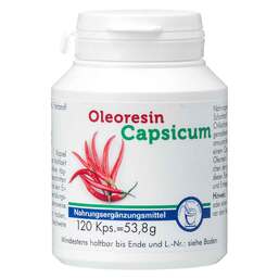Abbildung: Oleoresin Capsicum Kapseln 120 St, Kapseln PZN 06106774