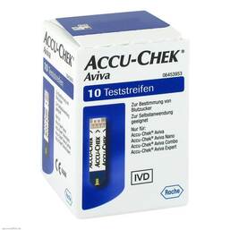 Abbildung: Accu Chek Aviva Teststreifen Plasma II Teststreifen, 1X10 St PZN 06114957