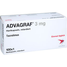 Abbildung: Advagraf 3 mg Hartkapseln retardiert 100 St, Retard-Kapseln PZN 06116270