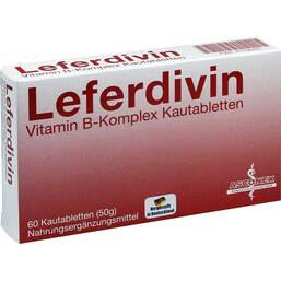 Abbildung: Leferdivin Vitamin B Komplex Kautablette Kautabletten, 60 St PZN 06118955