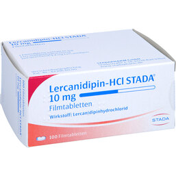 Abbildung: Lercanidipin HCL STADA 10 mg Filmtabletten 100 St, Filmtabletten PZN 06120716