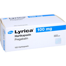 Abbildung: Lyrica 100 mg Hartkapseln 100 St, Hartkapseln PZN 06121130
