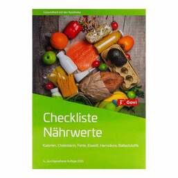 Abbildung: Checkliste Nährwerte 1 St PZN 06130324