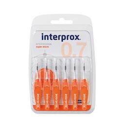 Abbildung: Interprox reg super micro orange Interdentalbürste Blister 6 St, Zahnbürste PZN 06130643