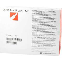 Abbildung: BD Posiflush SP Spülsystem Fertigspritzen 30X10 ml, Fertigspritzen PZN 06150887