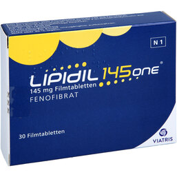 Abbildung: Lipidil 145 one Filmtabletten 30 St, Filmtabletten PZN 06152277