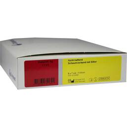 Abbildung: Biatain Ag Schaumverband 5x7cm nicht haftend 5 St, Verband PZN 06155666