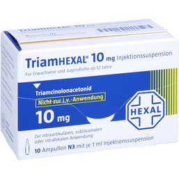 Abbildung: Triamhexal 10 Injektionssuspension 10X1 ml, Injektionssuspension PZN 06155873