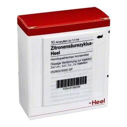 Abbildung: Zitronensäurezyklus Heel Ampullen Ampullen, 10 St PZN 06156039