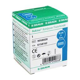 Abbildung: Askina Fixierbinde 4mx6cm kohäsiv 1 St, Binden PZN 06158162