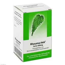 Abbildung: Rheuma Hek forte 600 mg Filmtabletten Filmtabletten, 50 St PZN 06161230