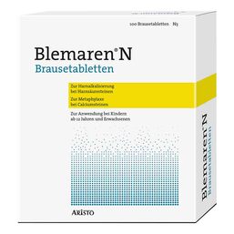 Abbildung: Blemaren N Brausetabletten Brausetabletten, 100 St PZN 06171895