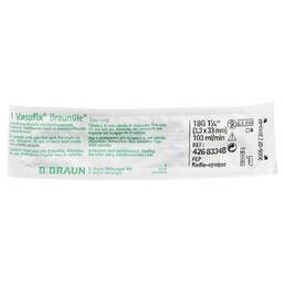 Abbildung: Vasofix Braunüle 18G 33mm gr / we 1 St PZN 06176013