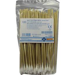 Abbildung: Watteträger unsteril kleiner Kopf 15cm 1260 100 St PZN 06177225