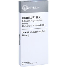 Abbildung: Ocuflur O.K. Augentropfen 20X0.4 ml, Augentropfen PZN 06177283