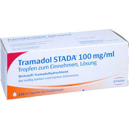 Abbildung: Tramadol STADA 100 mg / ml Tropfen zum Einnehmen 100 ml, Tropfen zum Einnehmen PZN 06179684