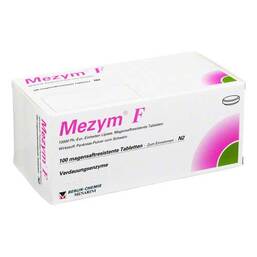 Abbildung: Mezym F magensaftresistente Tabletten Tabletten magensaftresistent, 100 St PZN 06190438