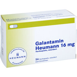 Abbildung: Galantamin Heumann 16 mg Hartkapseln retardiert 56 St, Retard-Kapseln PZN 06195016