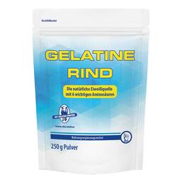 Abbildung: Gelatine Rind Pulver Beutel Pulver, 250 g PZN 06197765