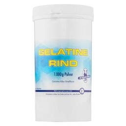 Abbildung: Gelatine Rind Pulver Beutel Pulver, 1000 g PZN 06197771