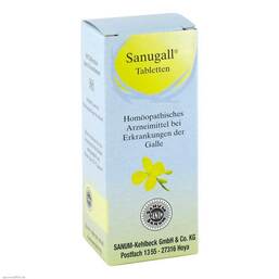 Abbildung: Sanugall Tabletten 80 St, Tabletten PZN 06198291