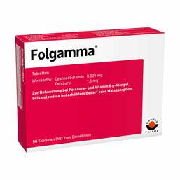 Abbildung: Folgamma Tabletten Tabletten, 50 St PZN 06198670