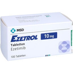 Abbildung: Ezetrol 10 mg Tabletten 100 St, Tabletten PZN 06198871