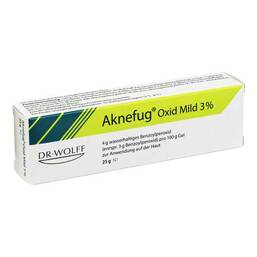 Abbildung: Aknefug oxid mild 3% Gel Gel, 25 g PZN 06302357