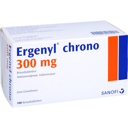 Abbildung: Ergenyl Chrono 300 Retardtabletten 100 St, Retard-Tabletten PZN 06305798