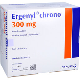 Abbildung: Ergenyl Chrono 300 Retardtabletten 200 St, Retard-Tabletten PZN 06305806