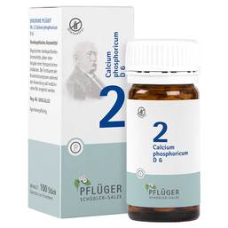 Abbildung: Biochemie Pflüger 2 Calcium phosphoricum D 6 Tabletten Tabletten, 100 St PZN 06318772