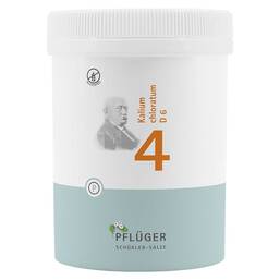 Abbildung: Biochemie Pflüger 4 Kalium chloratum D 6 Tabletten Tabletten, 1000 St PZN 06318921