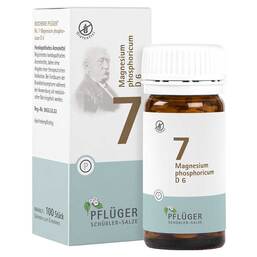 Abbildung: Biochemie Pflüger 7 Magnesium phosphoricum D 6 Tabletten Tabletten, 100 St PZN 06319323