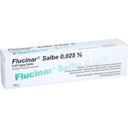 Abbildung: Flucinar Salbe 0,025% 100 g, Salbe PZN 06320177