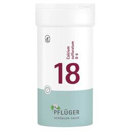 Abbildung: Biochemie Pflüger 18 Calcium sulfuratum D 6 Tabletten Tabletten, 400 St PZN 06322549