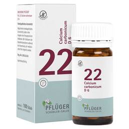 Abbildung: Biochemie Pflüger 22 Calcium carbonicum D 6 Tabletten Tabletten, 100 St PZN 06322816