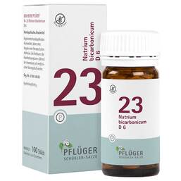 Abbildung: Biochemie Pflüger 23 Natrium bicarbon.D 6 Tabletten Tabletten, 100 St PZN 06322845