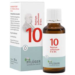 Abbildung: Biochemie Pflüger 10 Natrium sulfuricum D 6 Tropfen Tropfen, 30 ml PZN 06324732