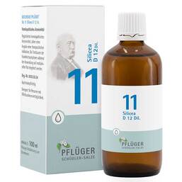 Abbildung: Biochemie Pflüger 11 Silicea D 12 Tropfen Tropfen, 100 ml PZN 06324761