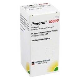 Abbildung: Pangrol 10000 Hartkapseln mit magensaftresistent überzogene Pell. Hartkapseln mit magensaftresistent überzogenen Pellets, 50 St PZN 06324933
