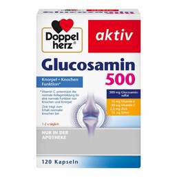 Abbildung: Doppelherz Glucosamin 500 Kapseln Kapseln, 120 St PZN 06325341