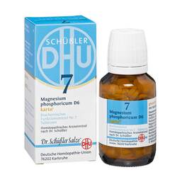 Abbildung: Biochemie DHU 7 Magnesium phosphoricum D 6 Karto Tabletten Tabletten, 200 St PZN 06329221